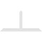 Ekena Millwork Portland Architectural Grade PVC Gable Bracket, 60"W x 30"H x 2"D x 4"F, 12/12 Pitch GBP060X30X0204POR00 - alternate 2